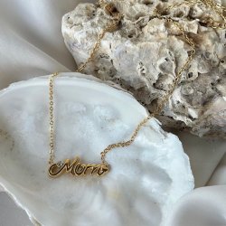Halskde GLOW MOM vandfast 18kt. forgyldt 