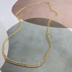 Kahlo halskde forgyldt