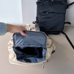 Rejse rygsk med computer rum