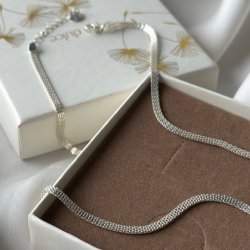 Halskde FLATA Sterling Slv