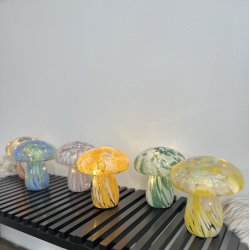 Lampe Mushy chips, glas 17x�15 cm