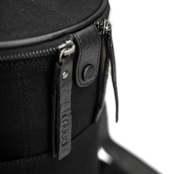 Saturn XL strikketaske sort Canvas