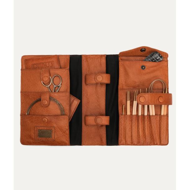 Carita strikke omslag/mappe skind