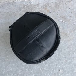 Strikketaske /toilettaske Saturn lder sort