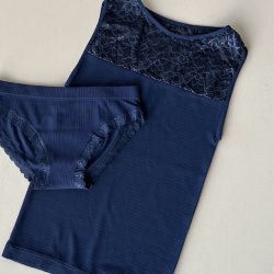 Nancy rib top microfiber str S-XL