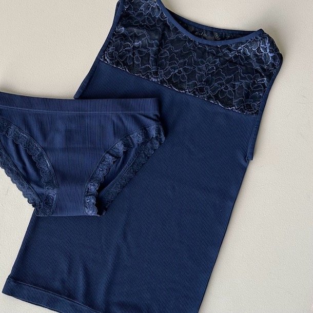 Nancy rib top microfiber str S-XL