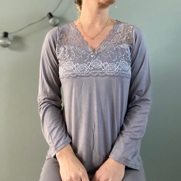 Nattj blonde bomuld str s-xxl