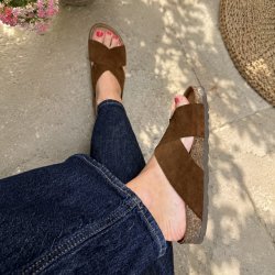 Sandaler NATURE STEPS  brun ruskind str. 36-41