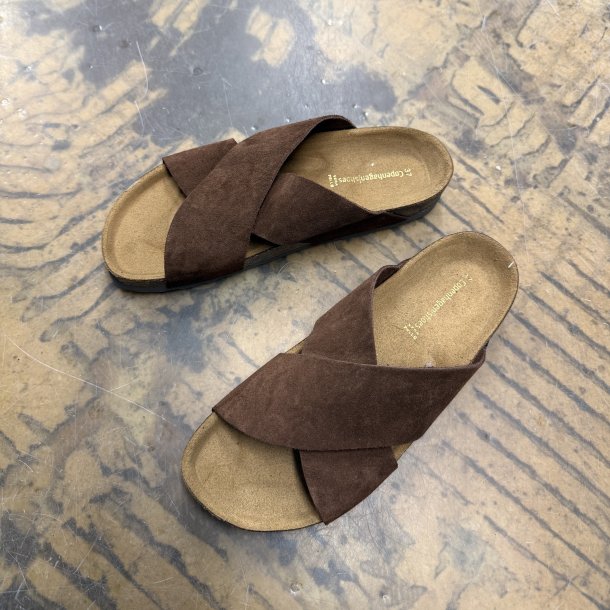 Sandaler NATURE STEPS  brun ruskind str. 36-41