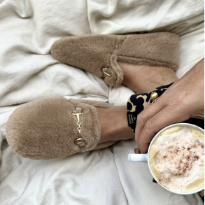 hjemmesko NEW MELANIA Taupe str 36-41