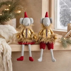 Nisse elefant h: 52cm stof