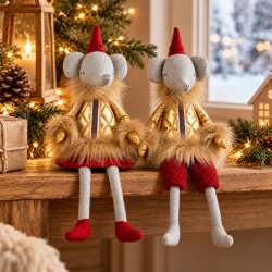 Nisse elefant h: 52cm stof
