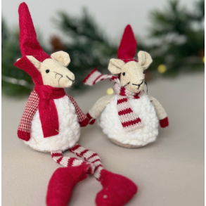 Noa musepar sidde 16cm stof 