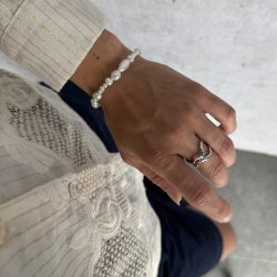 Armbnd Cordelia ferskvandperler 18K forgyldt 925 sterlingslv 