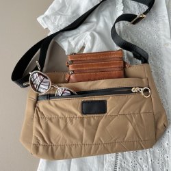 Crossbody quilt nylon