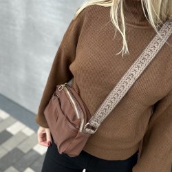 Taske med trendrem nylon