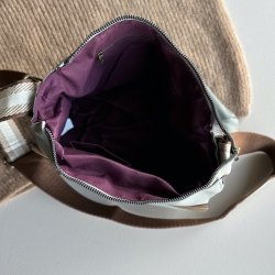 Crossbody coated nylon