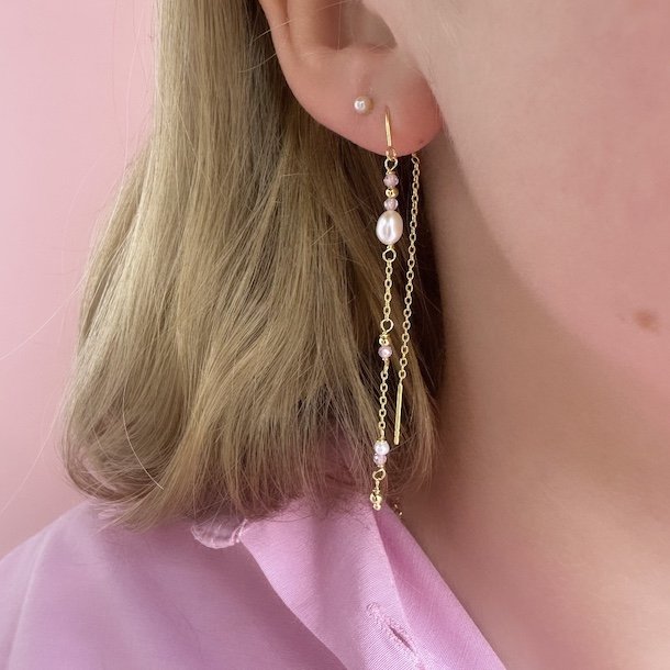 rebjle Coast rose Forgyldt slv