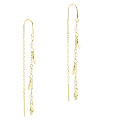 rebjler MILENA PEARL Forgyldt Slv