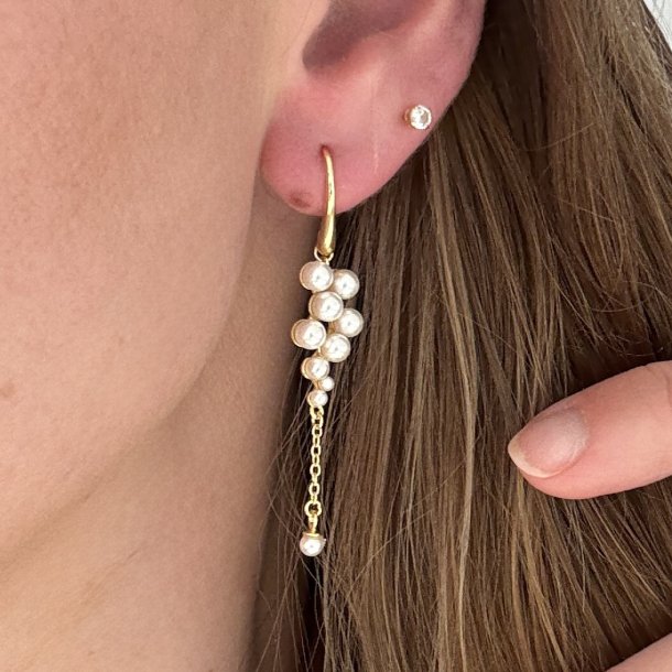 �rekrog LUNA CLUSTER - Forgyldt S�lv