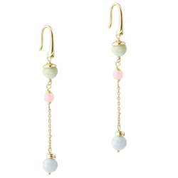 rekroge MORGANITE DREAM LONG forgyldt slv