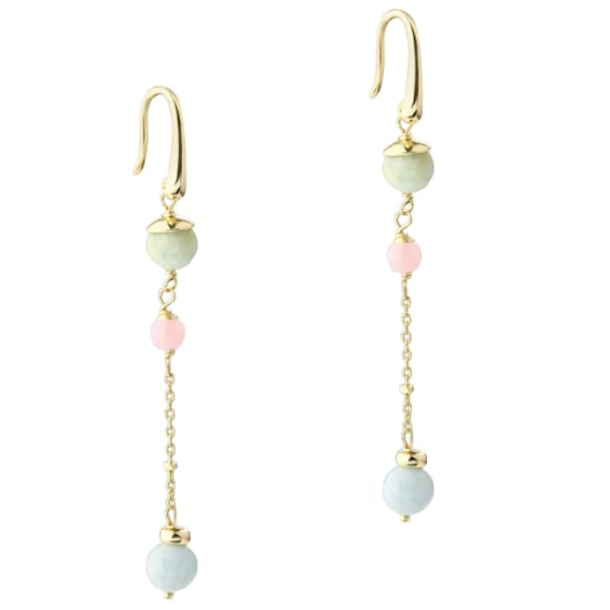 rekroge MORGANITE DREAM LONG forgyldt slv