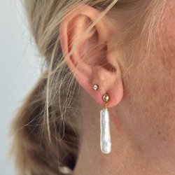 restikker TORINO pearl forgyldt slv