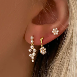 restikker Camelia blossom forgyldt slv