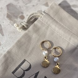 �reringe BEACH HOOP - Guldbelagt vandfast