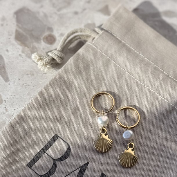 �reringe BEACH HOOP - Guldbelagt vandfast