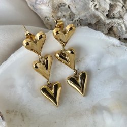 reringe NELLY vandfast 18kt. forgyldt 