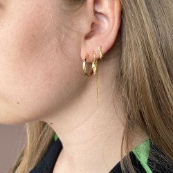 Hoops plain 20 mm forgyldt