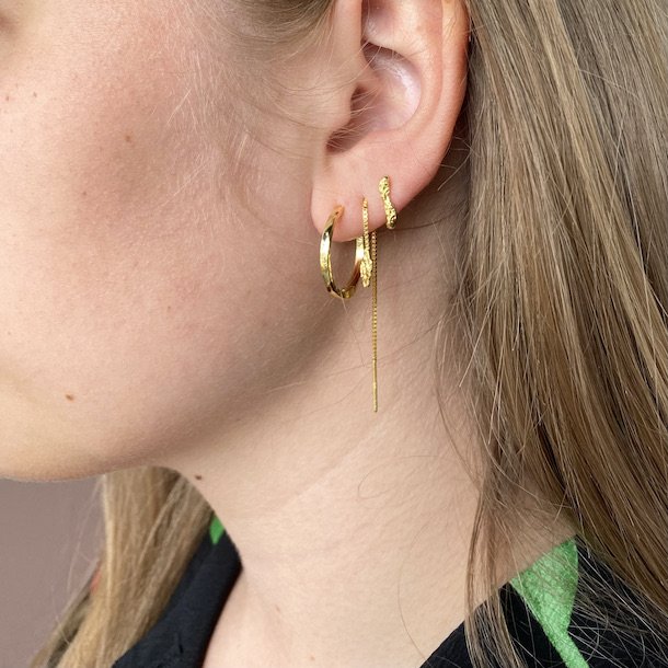 Hoops plain 20 mm forgyldt