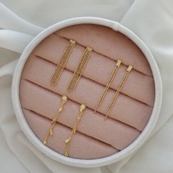 restikker DOT LOVE SMALL Forgyldt Slv