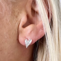 restikker hjerte LOVE ME BIG Sterling Slv