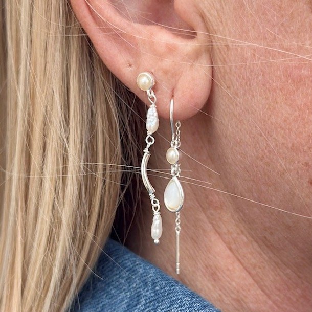 retrde CELESTIA PEARL DROP Sterling slv