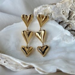 reringe NELLY vandfast 18kt. forgyldt 