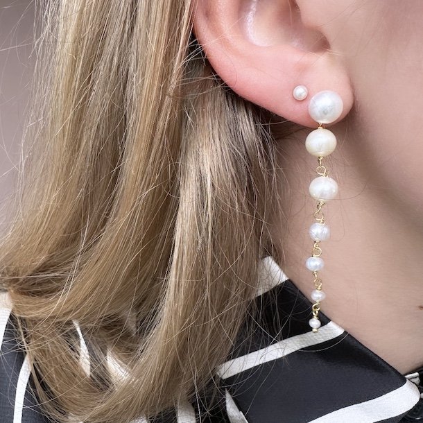 reringe GHITA LONG forgyldt slv