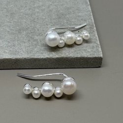 Up the ear BUBBELS sterling slv