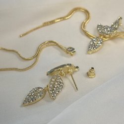 restikker leaves forgyldt slv