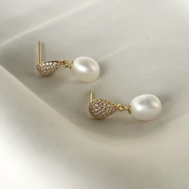 restikker PAV PEARL Forgyldt Slv