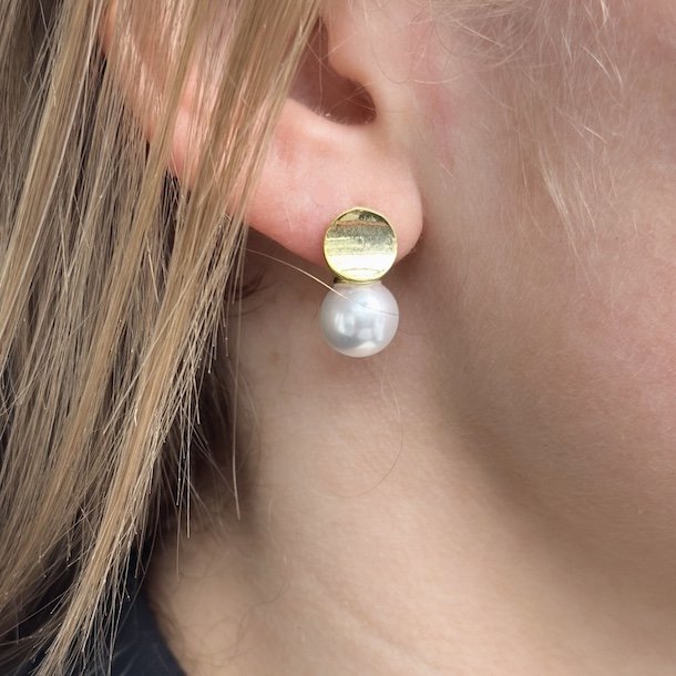 restikker CATANIA pearl forgyldt slv