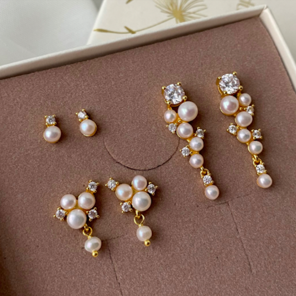 restikker DARLING BUBBELS forgyldt slv