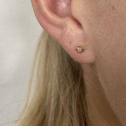 restikker ROSE square forgyldt slv