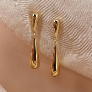 reringe SHINY DROP forgyldt slv