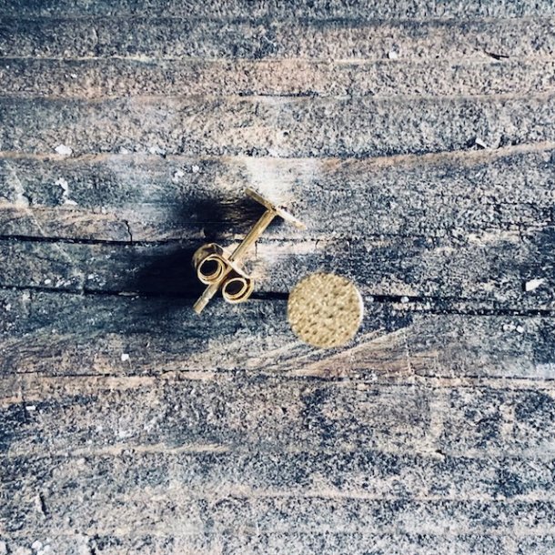 �restikker - M�nt 6mm Forgyldt s�lv