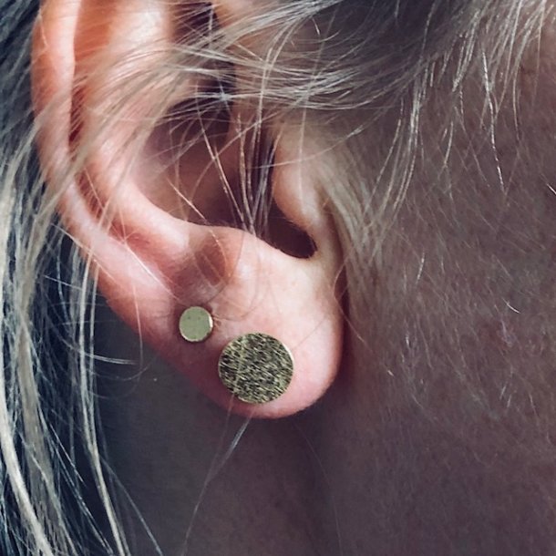 restikker - Mnt 8mm Forgyldt slv