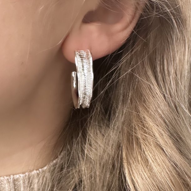 HOOPS NEW FANNY 30 mm sterling slv