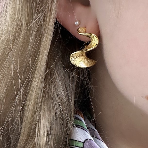 restik creol RHUMBA MEDIUM 25 mm forgyldt slv