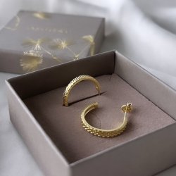 restik creoler ISABEL 20 mm Forgyldt Slv